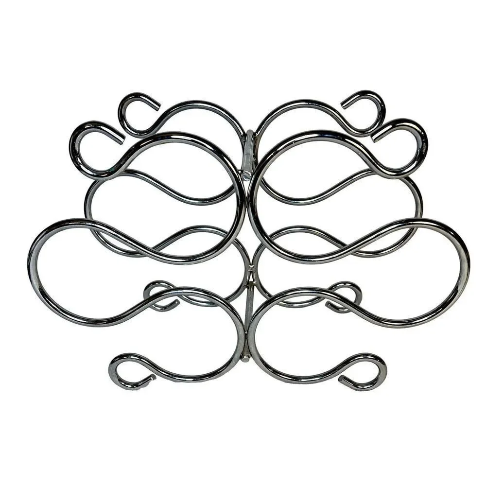 Mid Century Modern Chrome Wine Holder